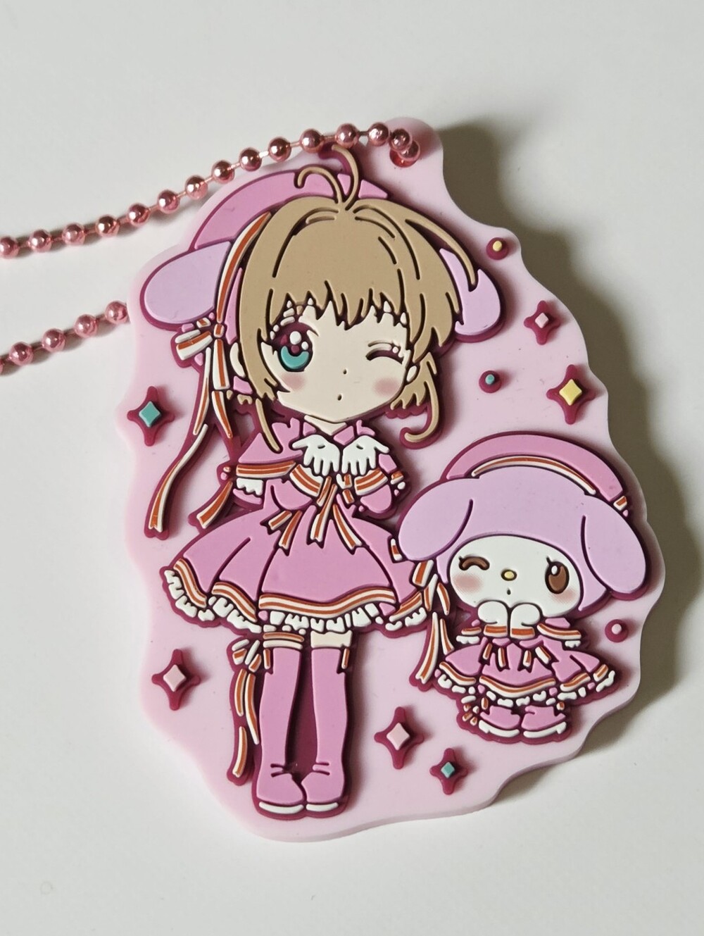 *3 for $30* Cardcaptor Sakura X Sanrio Rubber Strap - Clamp - Keyring Charm